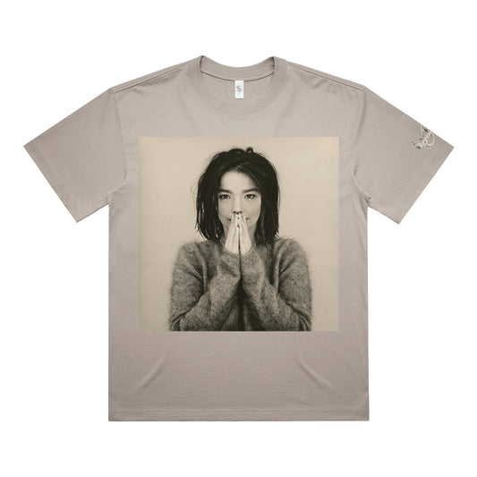 Offical Debut Album Cover T-shirt (Beige - Custom Dyed)