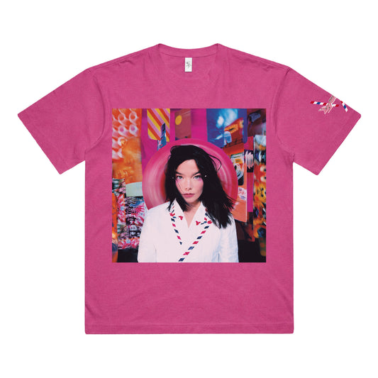 Official Post Album Cover T-shirt (Pink - Custom Dyed)